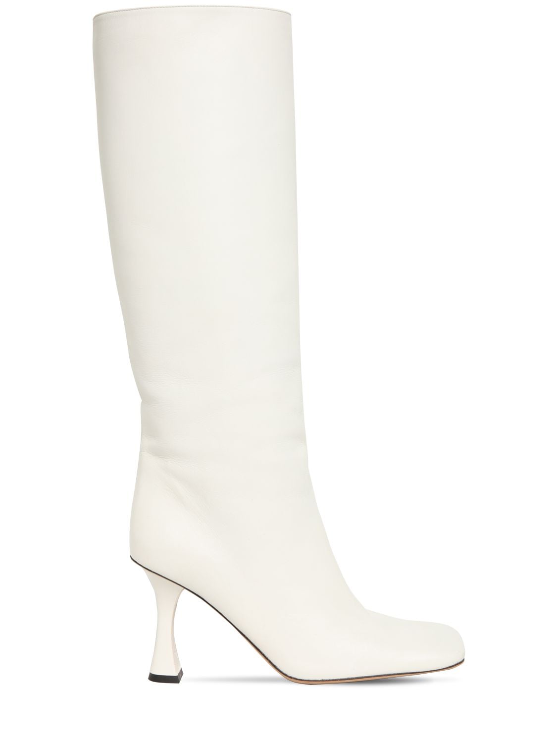 Proenza Schouler - 90mm leather tall boots - White | Luisaviaroma