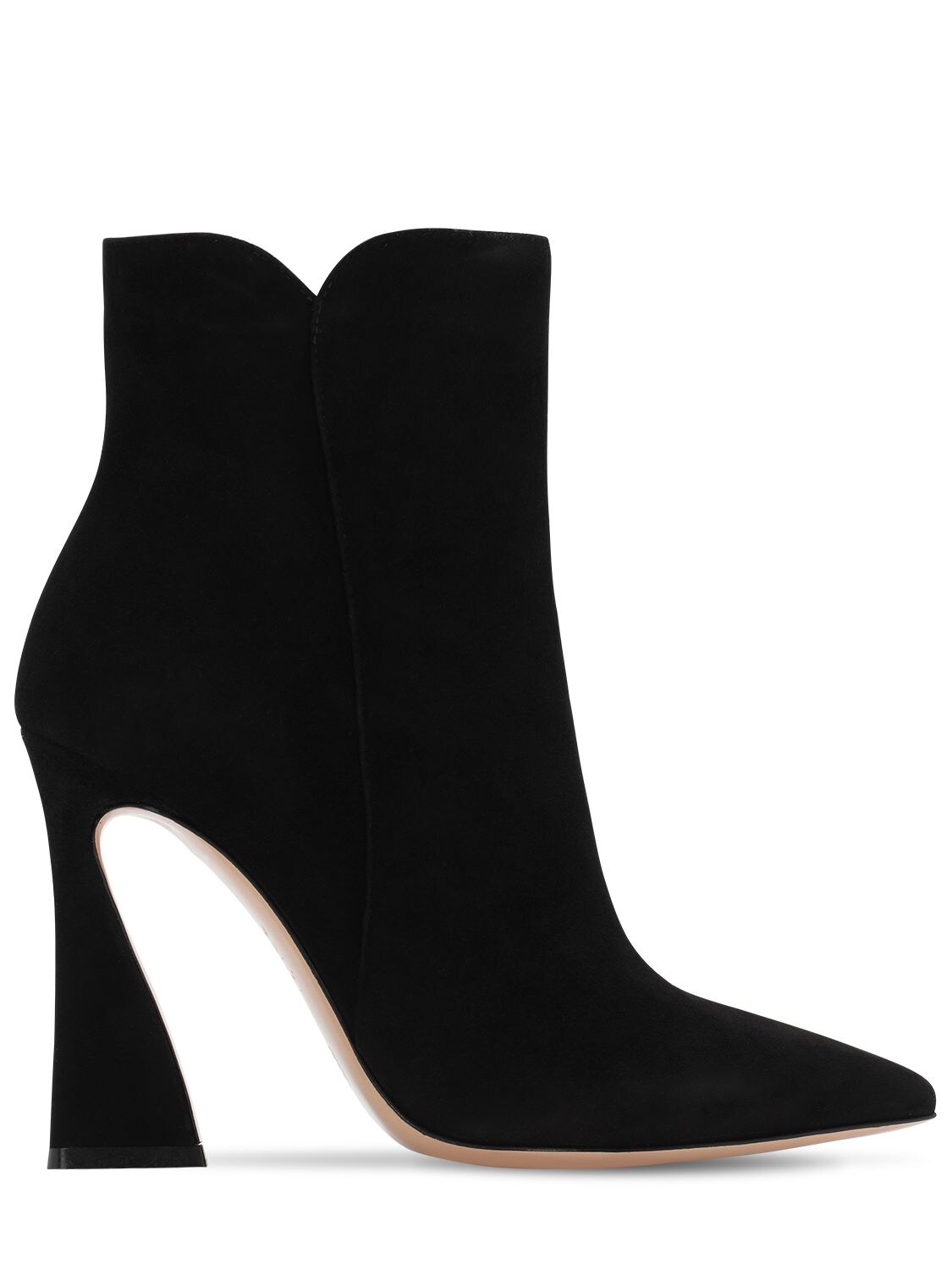 GIANVITO ROSSI 105MM SUEDE ANKLE BOOTS,72I83R003-QKXBQ0S1