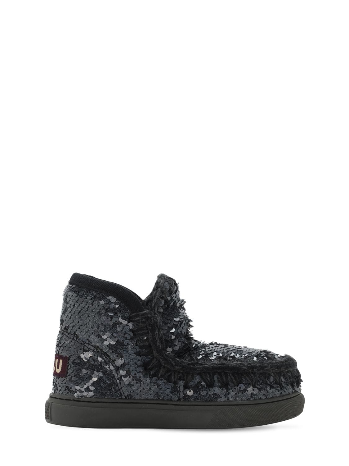 MOU SEQUINED ESKIMO SHEARLING BOOTS,72I8Y9004-U0VRTKJL0