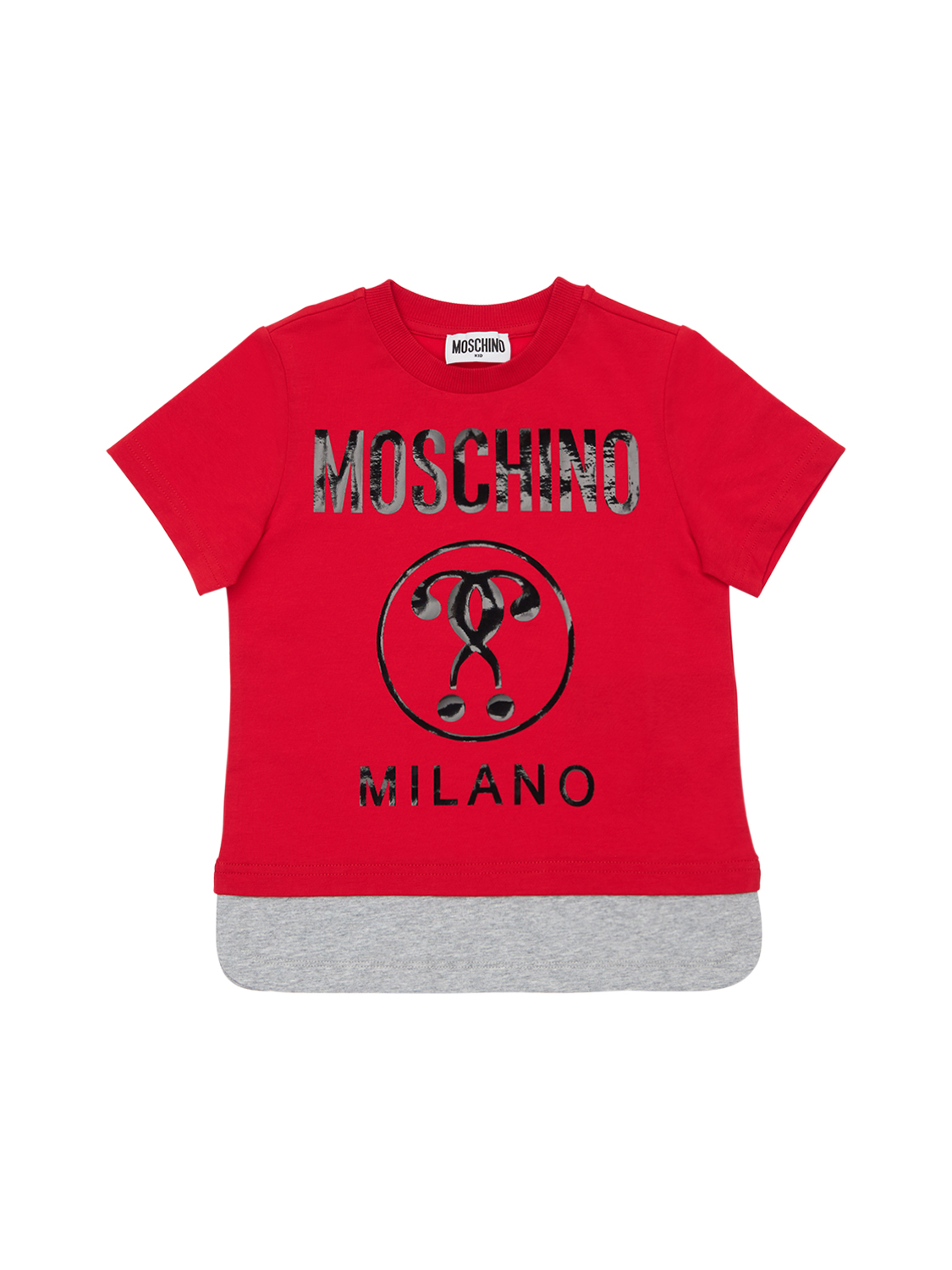 T-shirt Aus Baumwolljersey Mit Logodruck