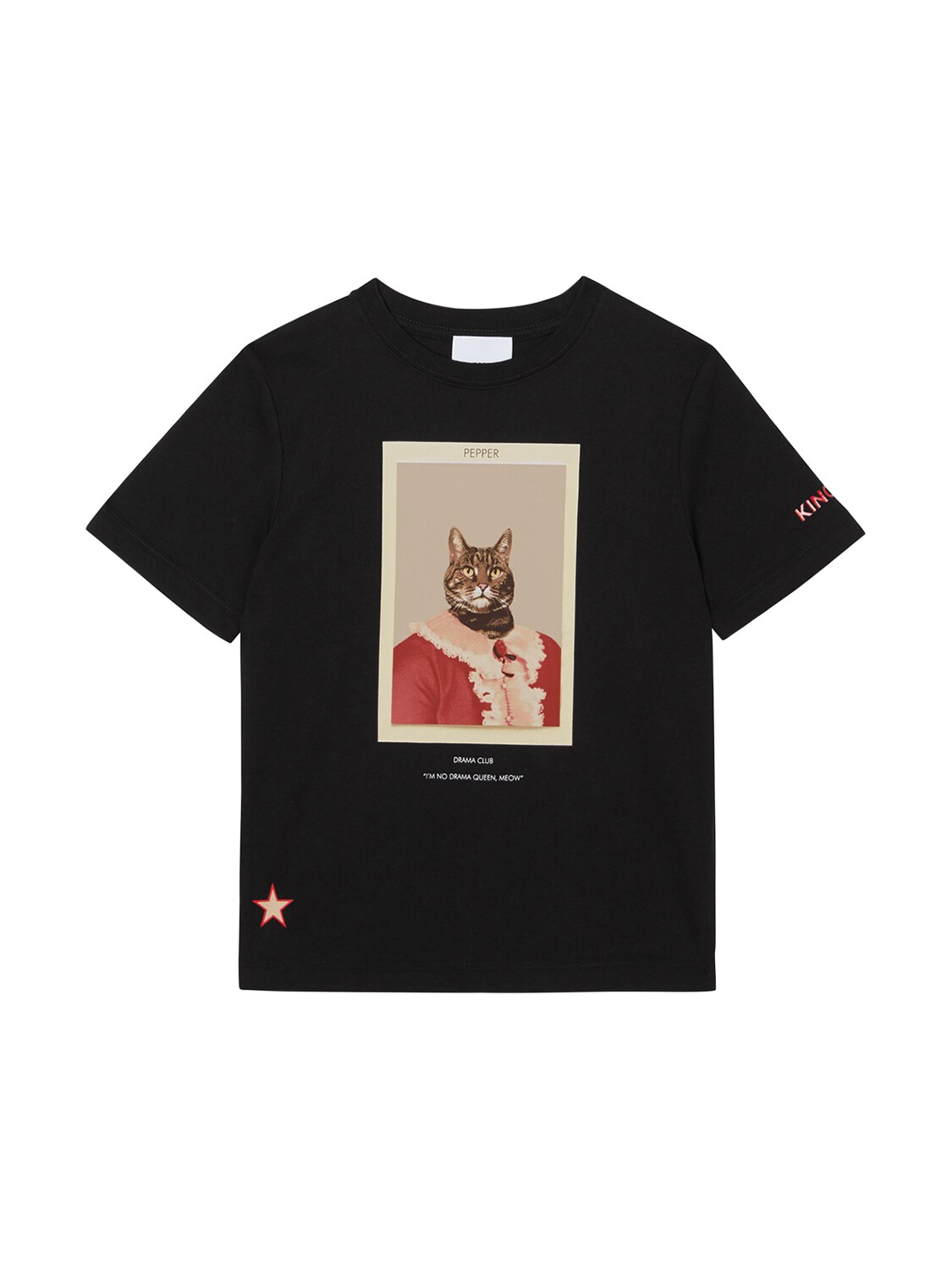 BURBERRY 小猫印图棉织T恤,72I91L035-QTEXODK1