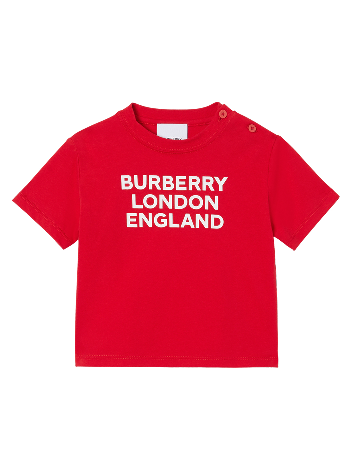 T-shirt Aus Baumwolljersey Mit Logodruck
