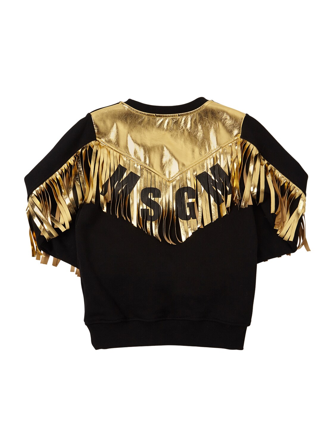 msgm fringe sweatshirt