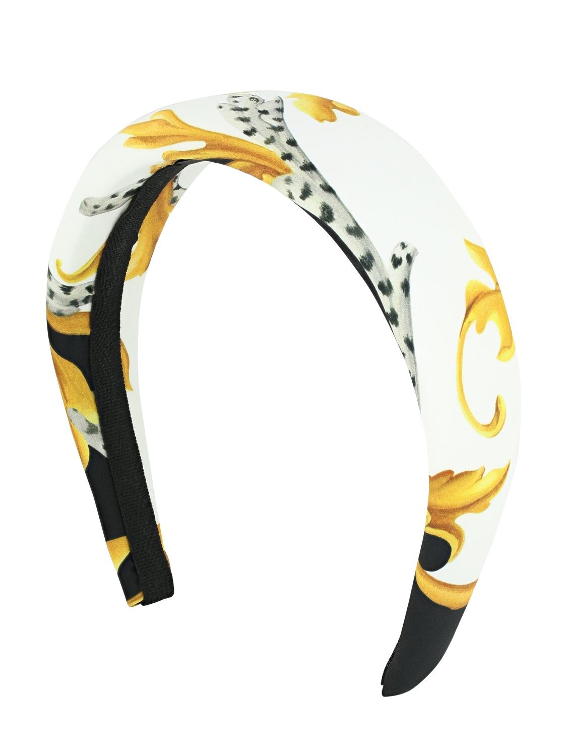 Versace Printed Headband In White