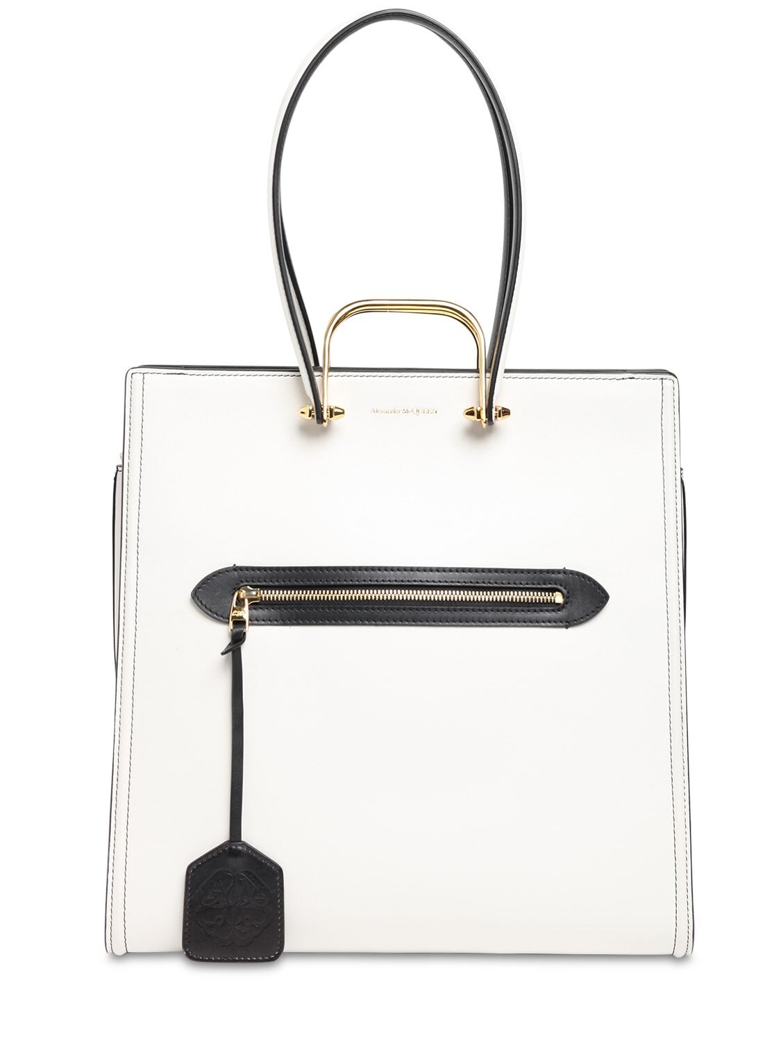 tall leather tote bag