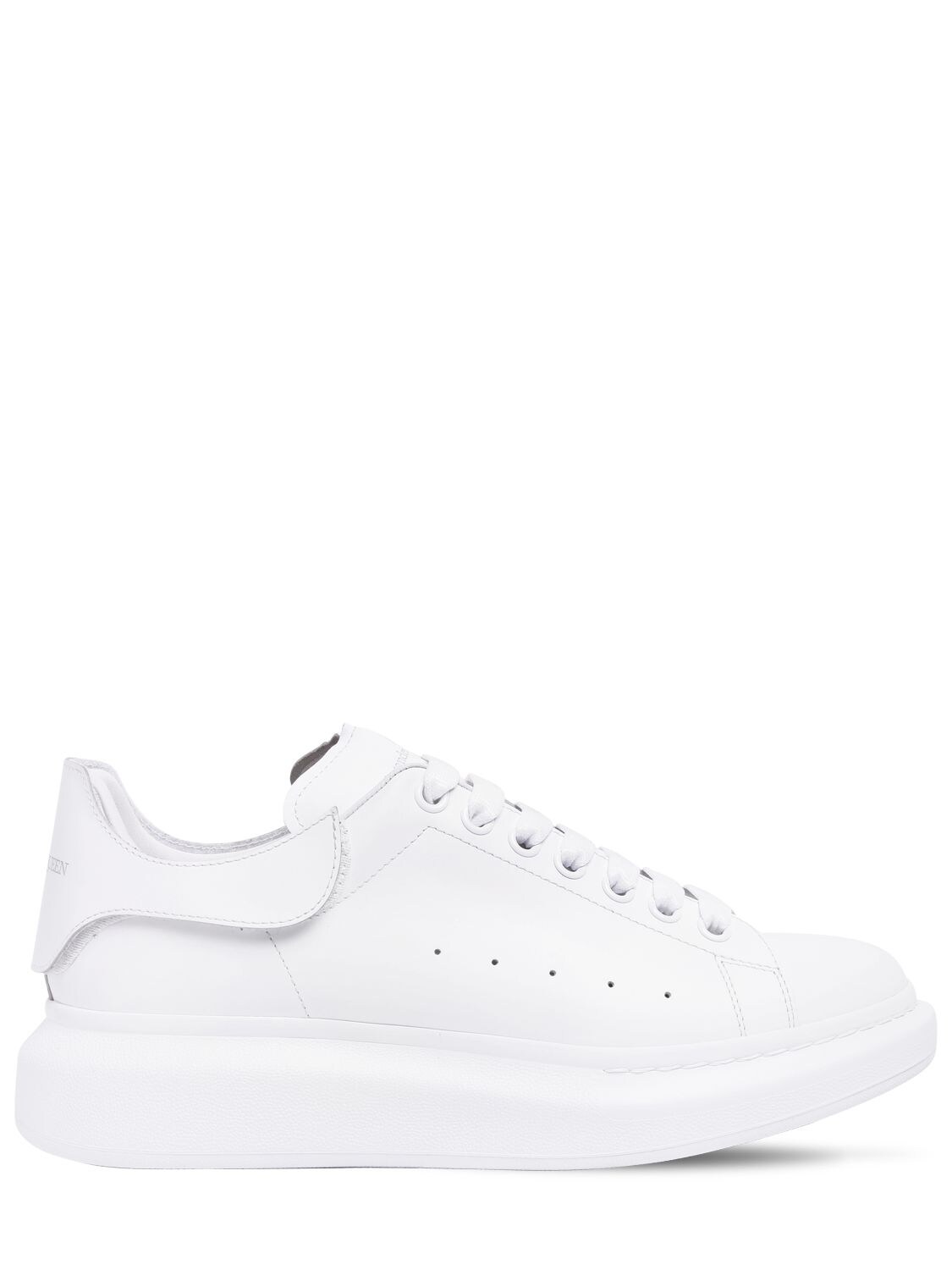 alexander mcqueen white leather sneakers