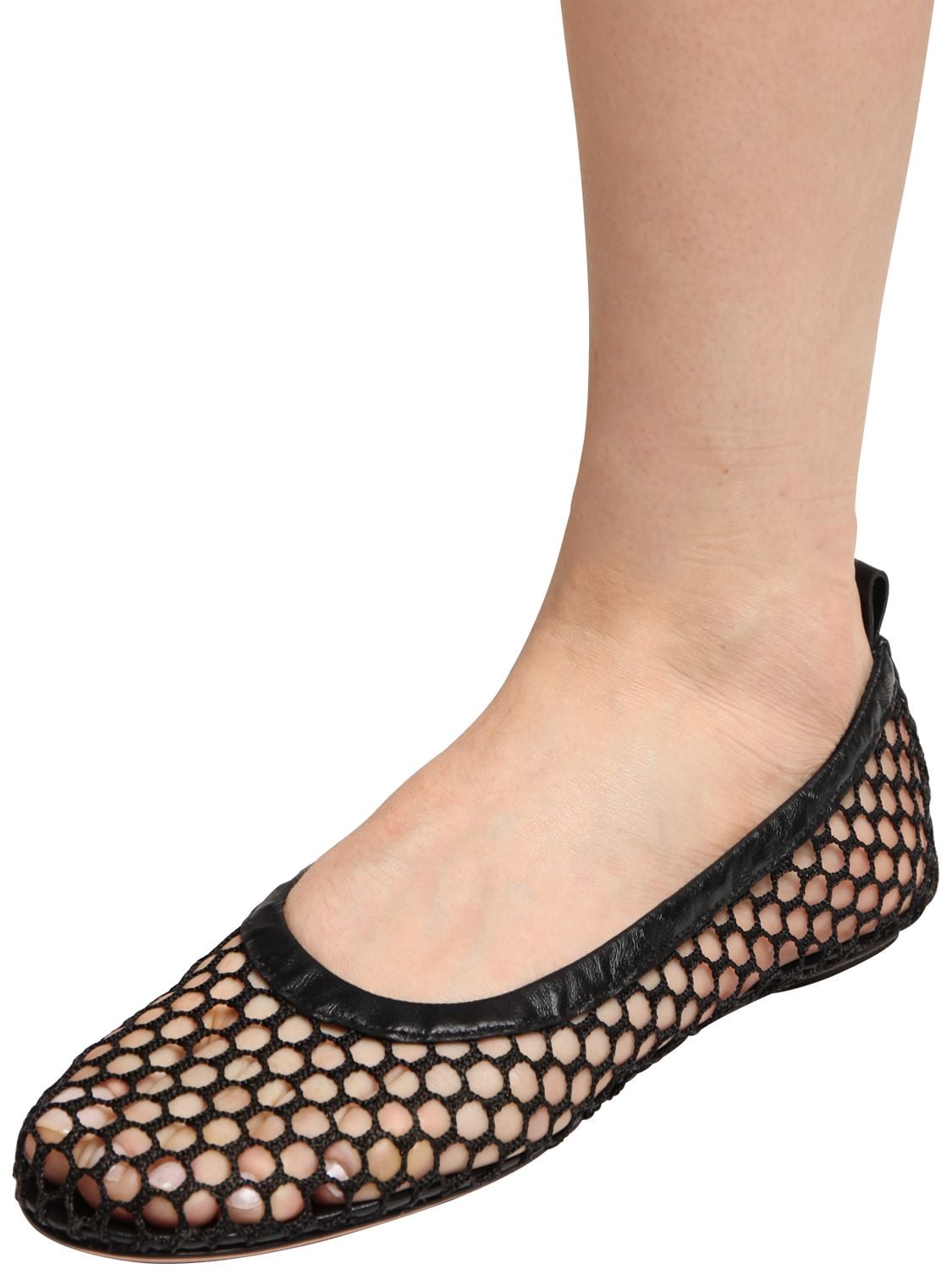 gianvito rossi fishnet mules