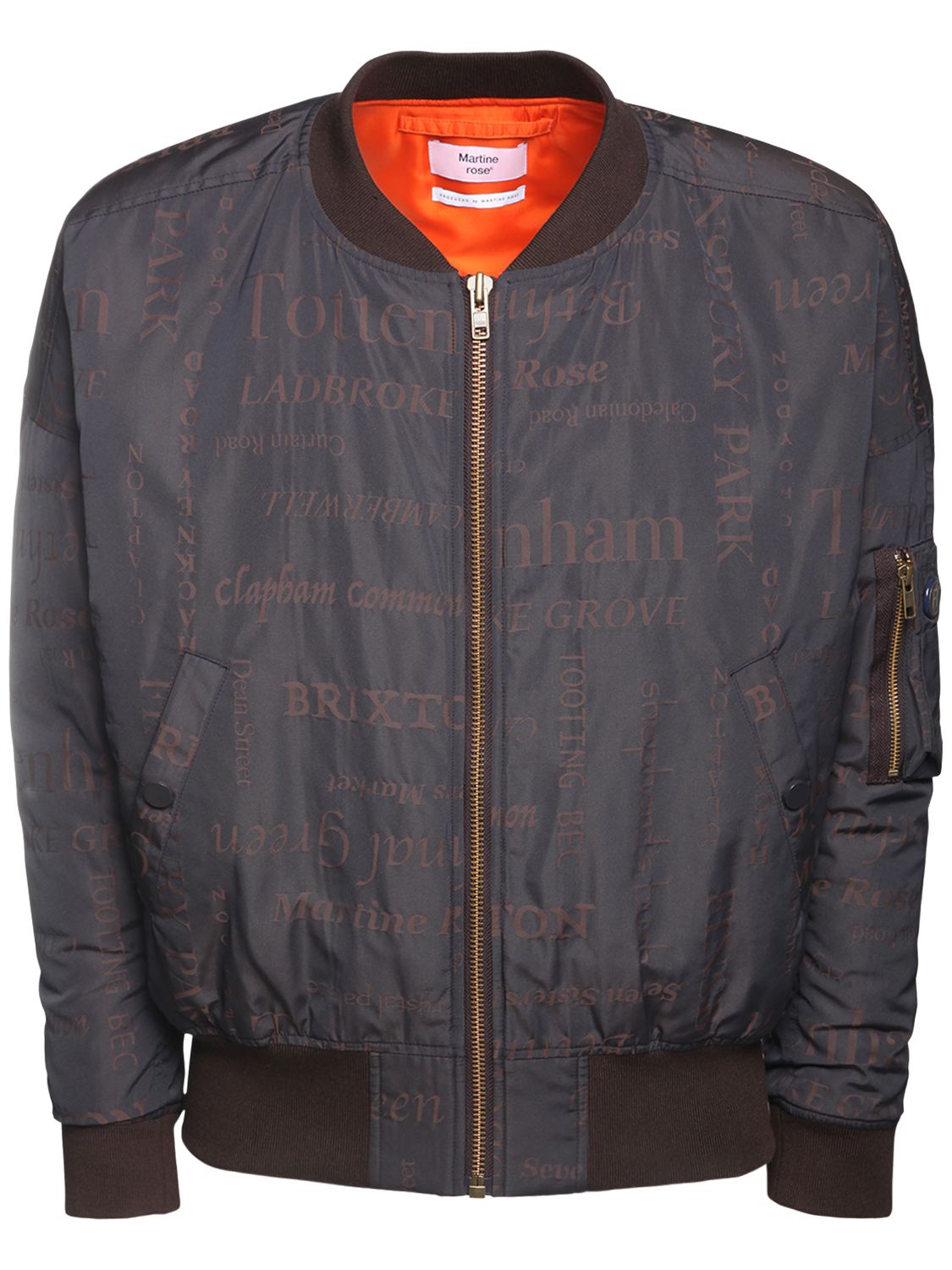 martine rose leather jacket