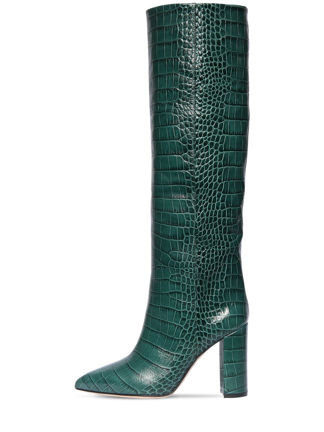 paris texas green croc boots