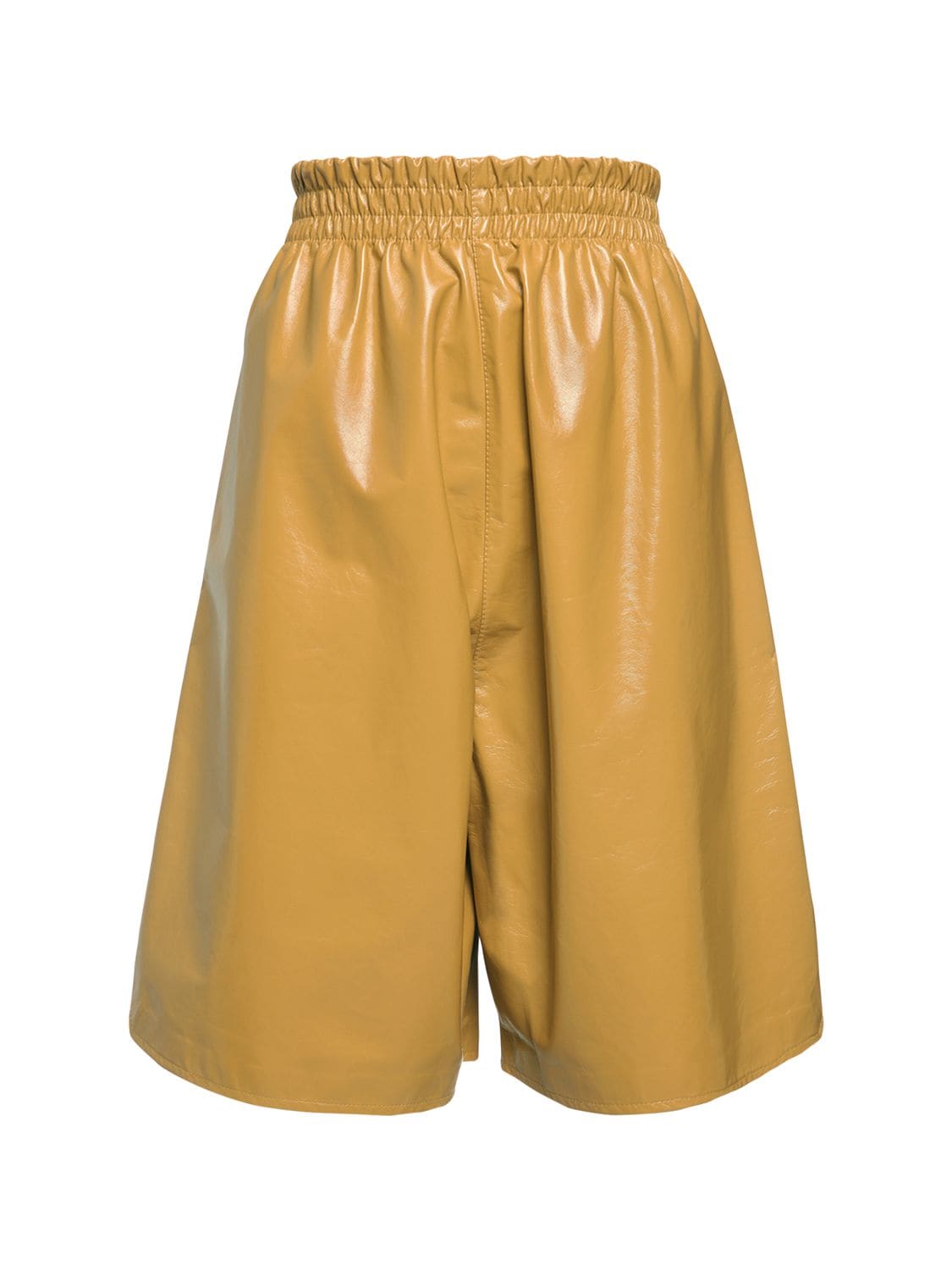 Patent Leather Bermuda Shorts