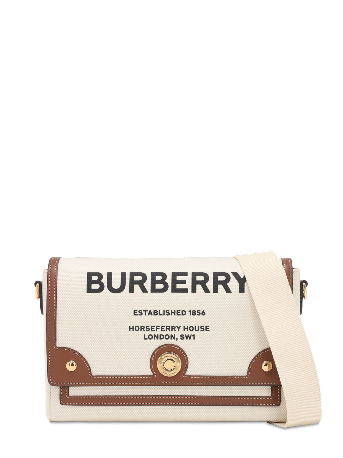 Tasche Aus Leder Und Canvas "note“