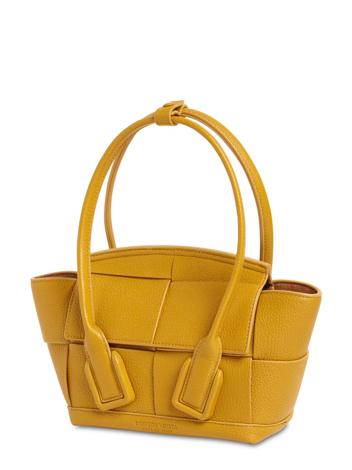 BOTTEGA VENETA ARCO 29 SMOOTH LEATHER TOP HANDLE BAG