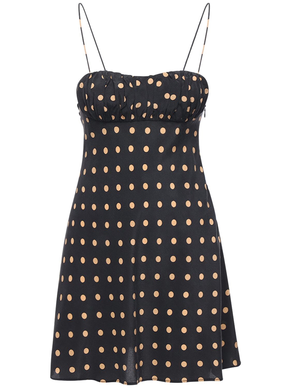 bec and bridge polka dot mini dress