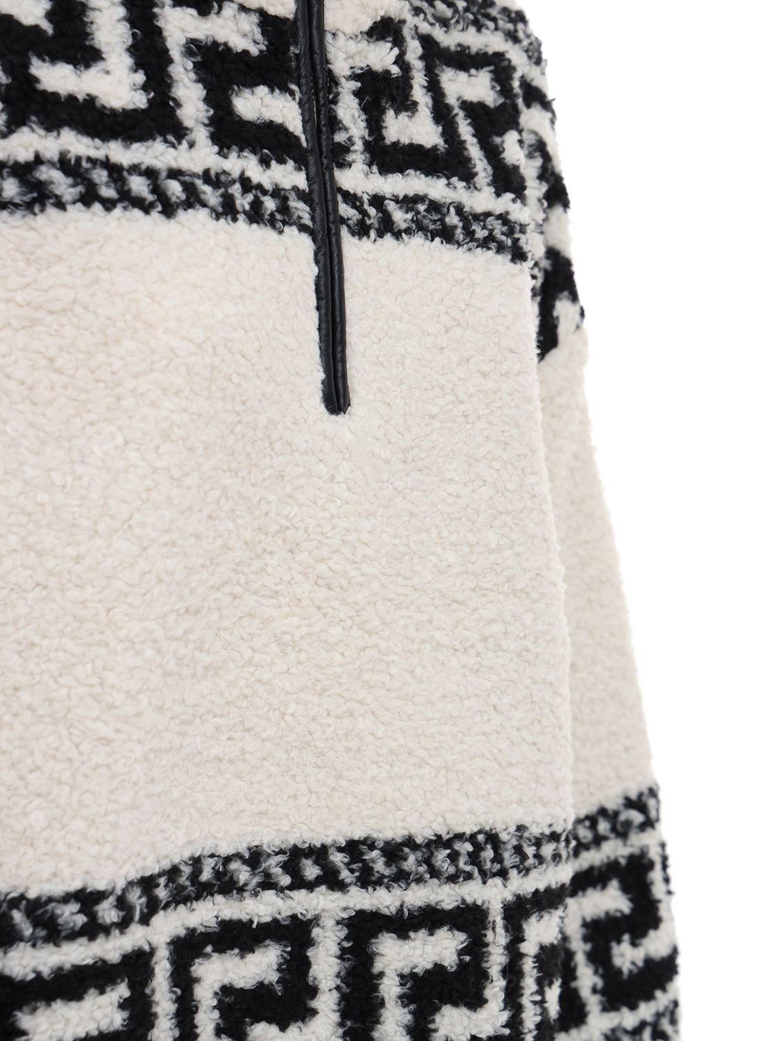 ISABEL MARANT ÉTOILE GARNER INTARSIA FLEECE SWEATER