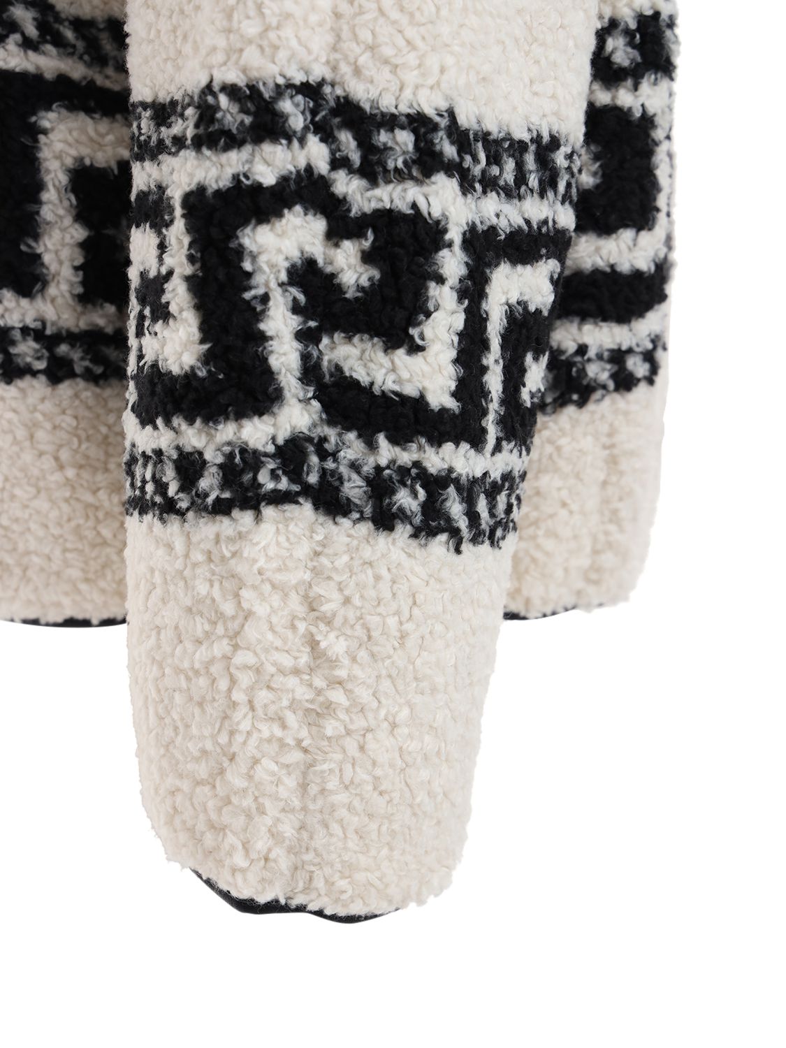 ISABEL MARANT ÉTOILE GARNER INTARSIA FLEECE SWEATER