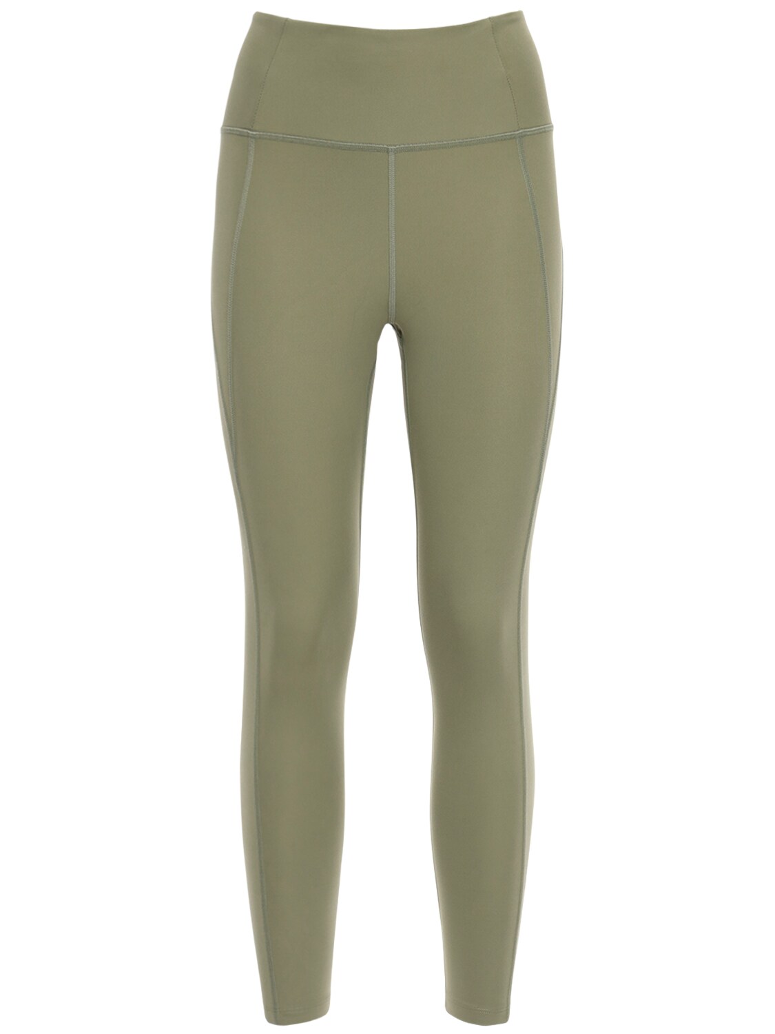 Girlfriend Collective High Waist 7/8 Compression Leggings In Green