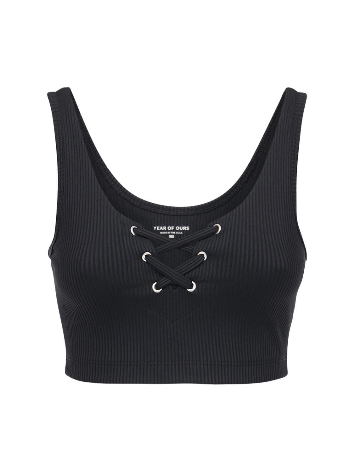YEAR OF OURS RIBBED FOOTBALL BRA TOP