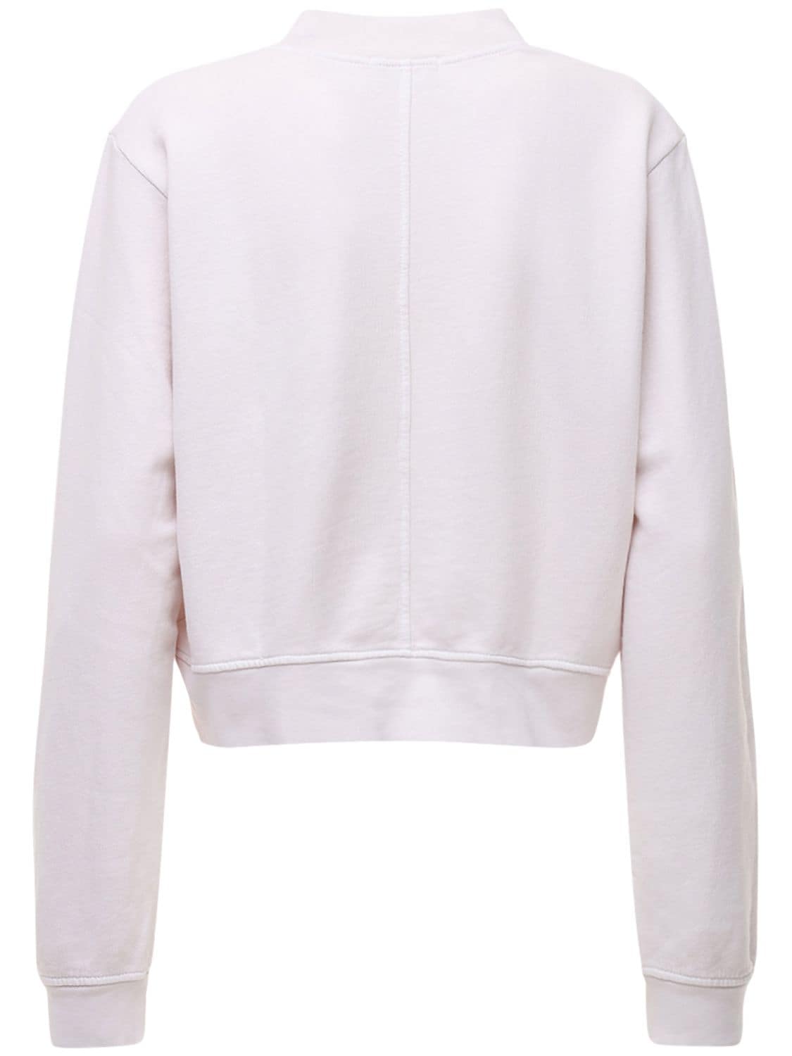 Cotton Citizen Milan Round-neck Cotton-jersey Sweatshirt In White ...