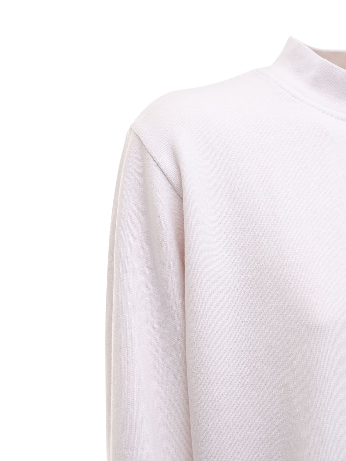 Cotton Citizen Milan Roundneck Cottonjersey Sweatshirt In White