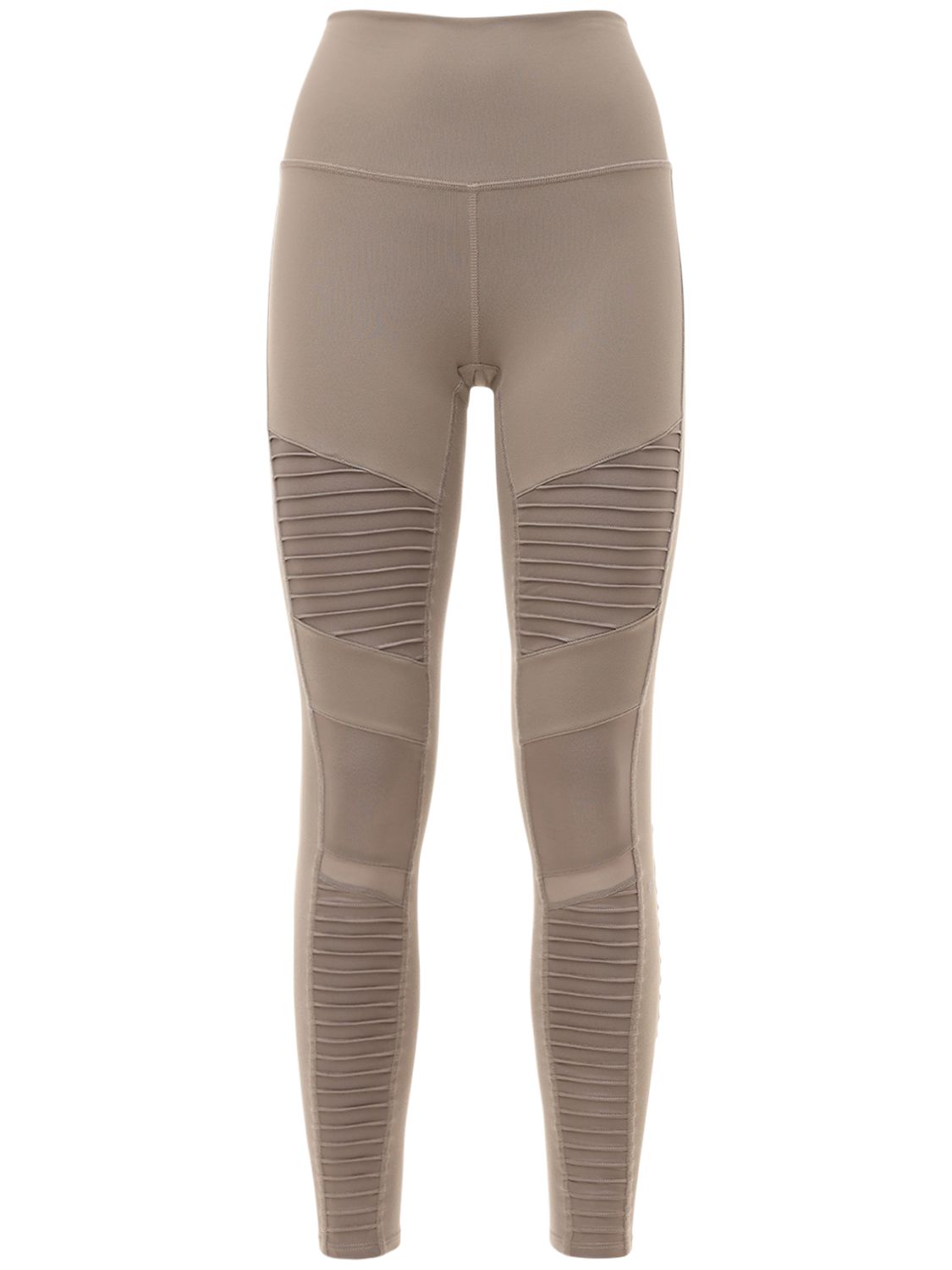 waist moto leggings - Gravel/Gravel G 