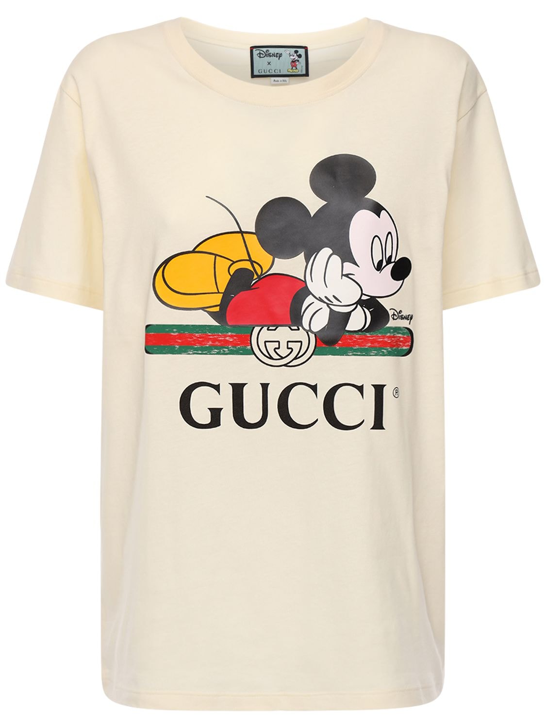 100% Authentic GUCCI x Disney Micky Mouse Pink Cotton T-Shirt Size