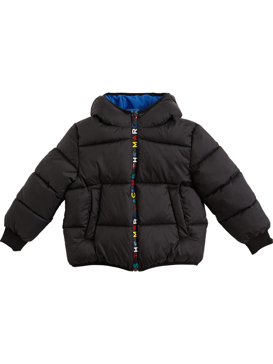 LITTLE MARC JACOBS REVERSIBLE NYLON DOWN JACKET,72IFGE076-TTU40