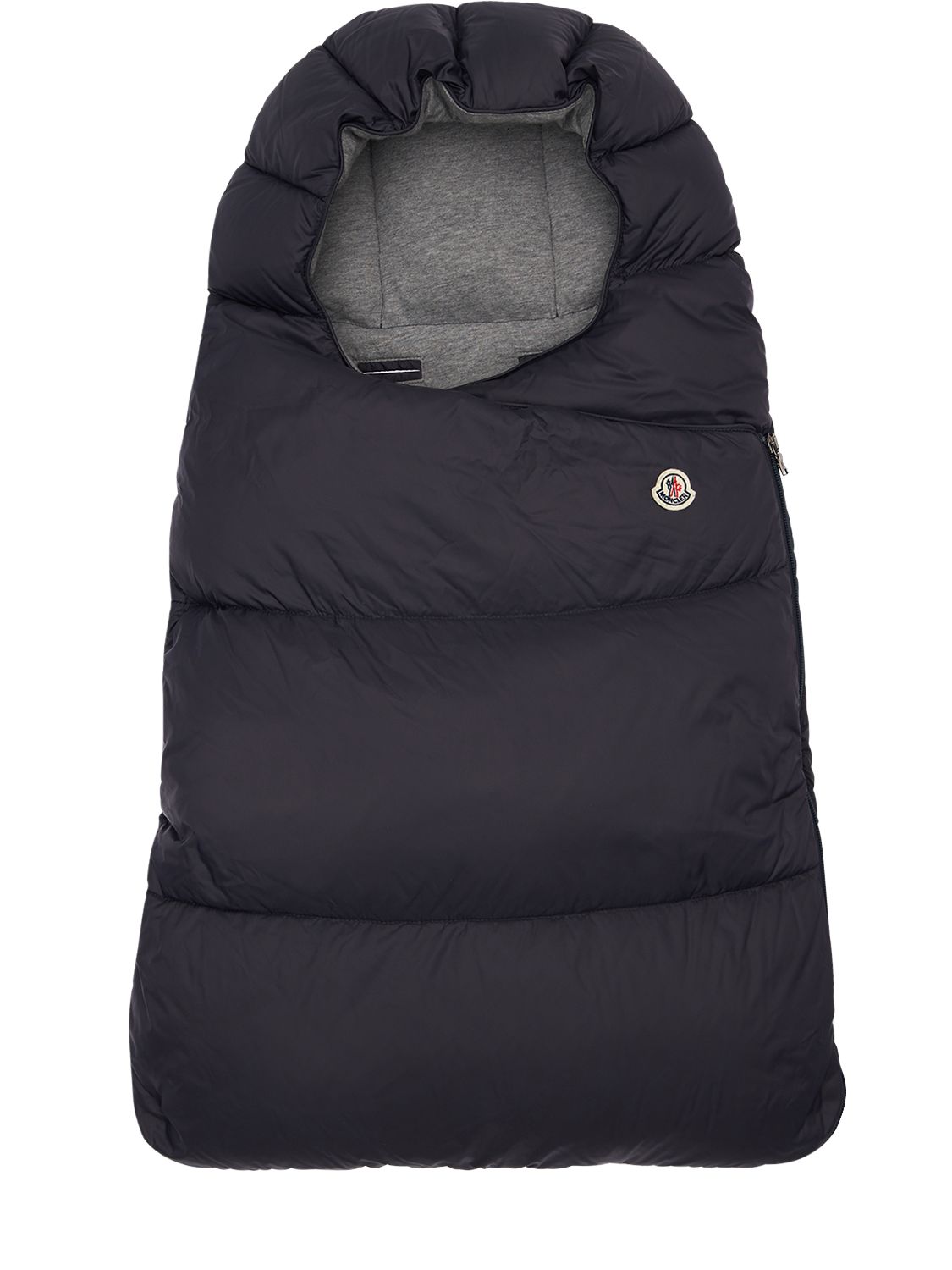 Moncler Nylon Quilted Down Baby Sleeping Bag In Navy ModeSens