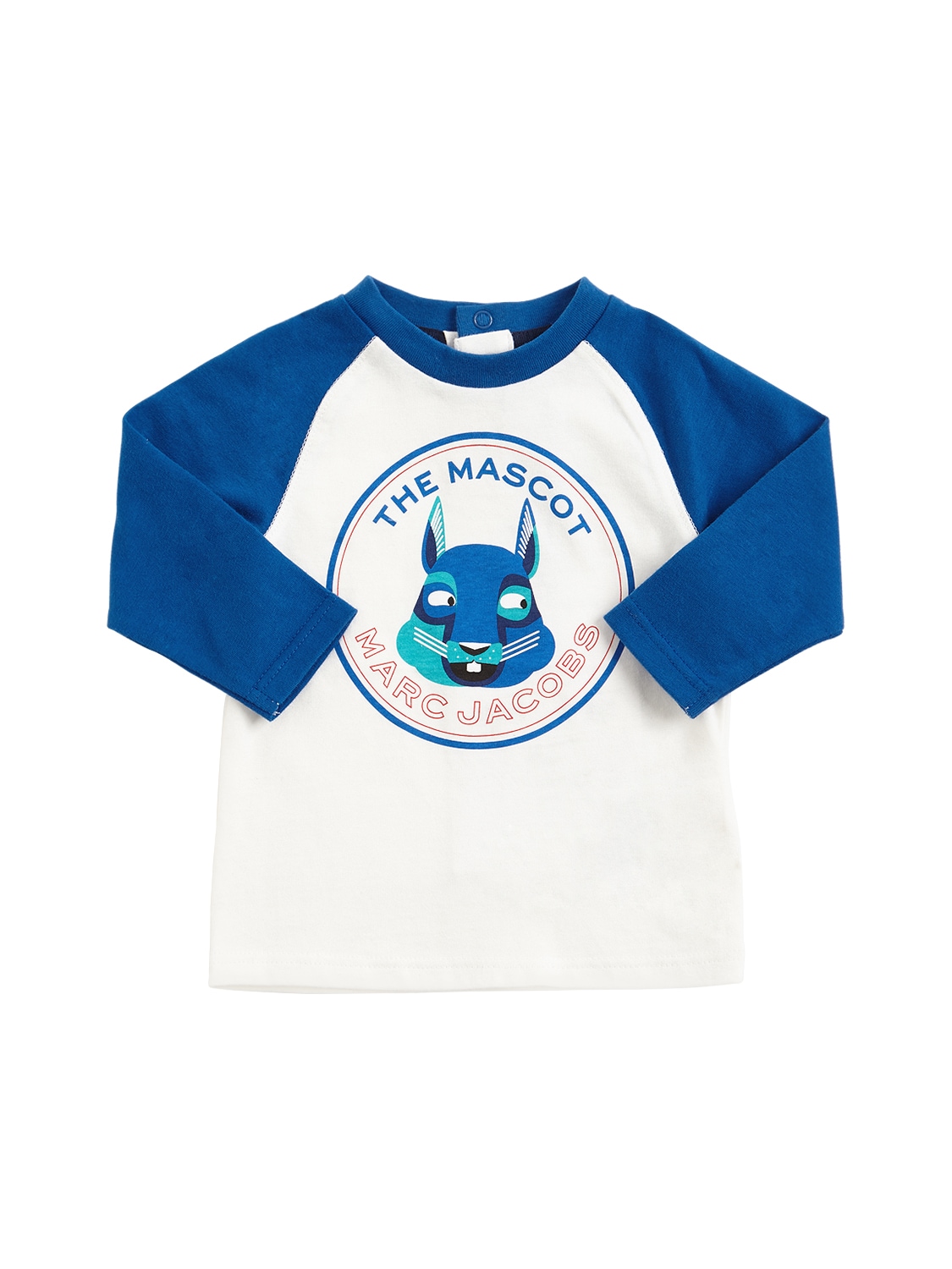 LITTLE MARC JACOBS MASCOT PRINT COTTON JERSEY T-SHIRT,72IFH2035-TJU40