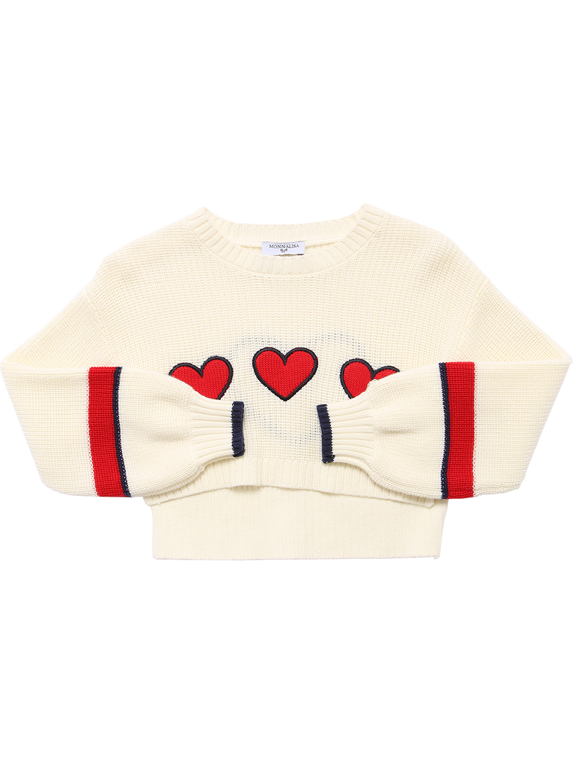 Strickpullover Mit Patch
