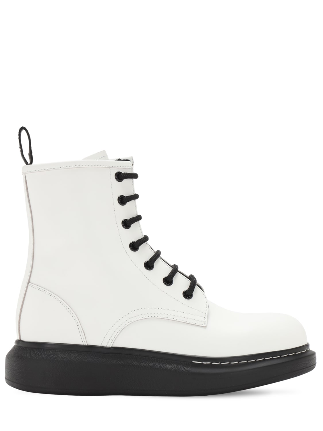 40mm Hybrid Leather Combat Boots