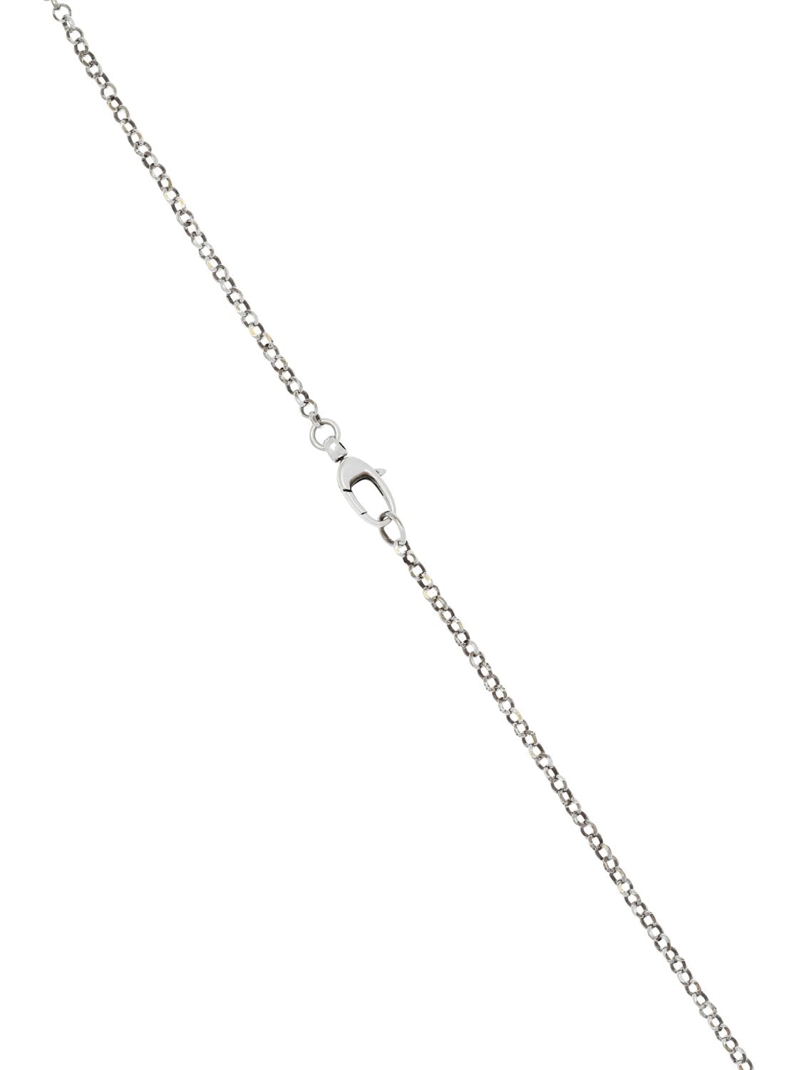 Shop Gucci Gg Marmont Key Charm Necklace In Silver