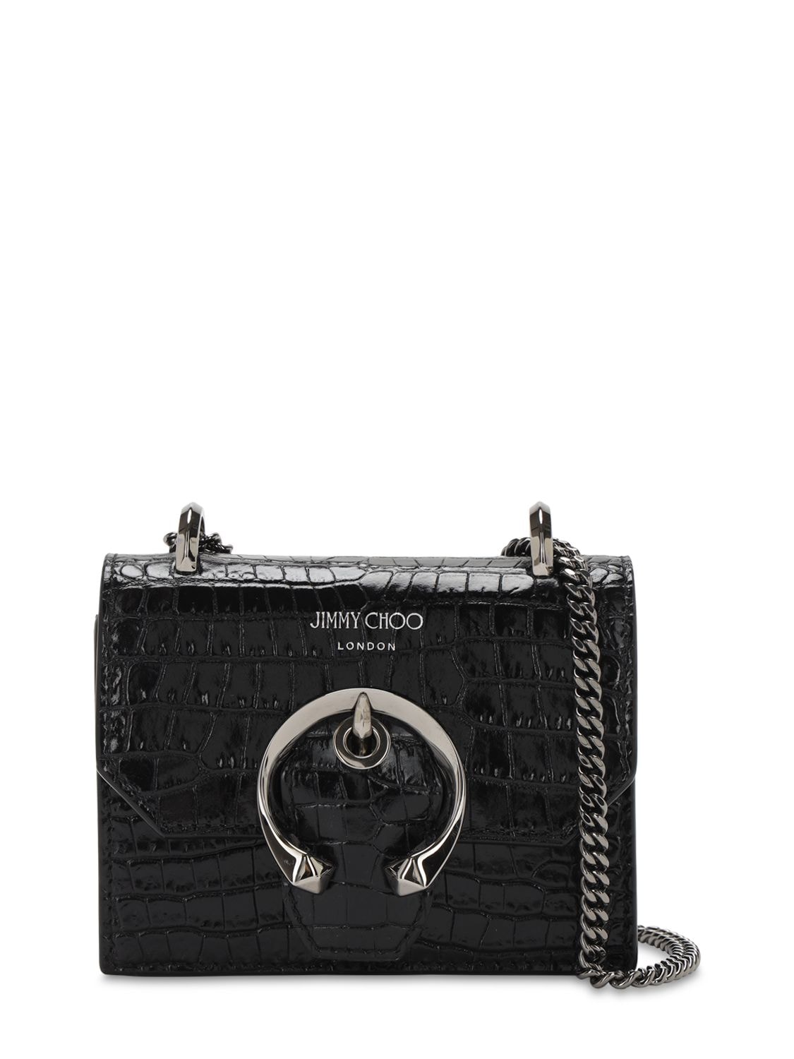 jimmy choo leather bag