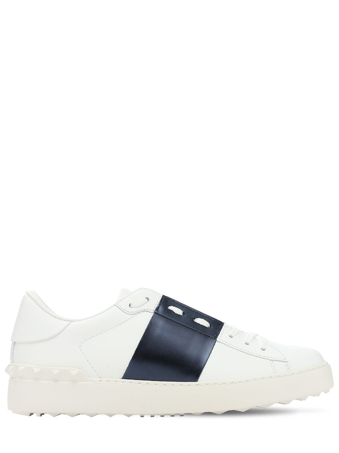 VALENTINO GARAVANI 20MM ROCKSTUD OPEN LEATHER SNEAKERS,72IG70013-TTE10