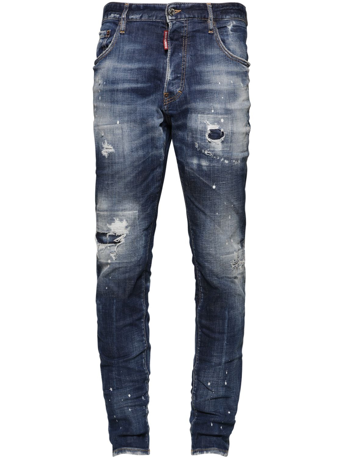 Dsquared2 16.5cm Sexy Mercury Cotton Denim Jeans In Blue | ModeSens