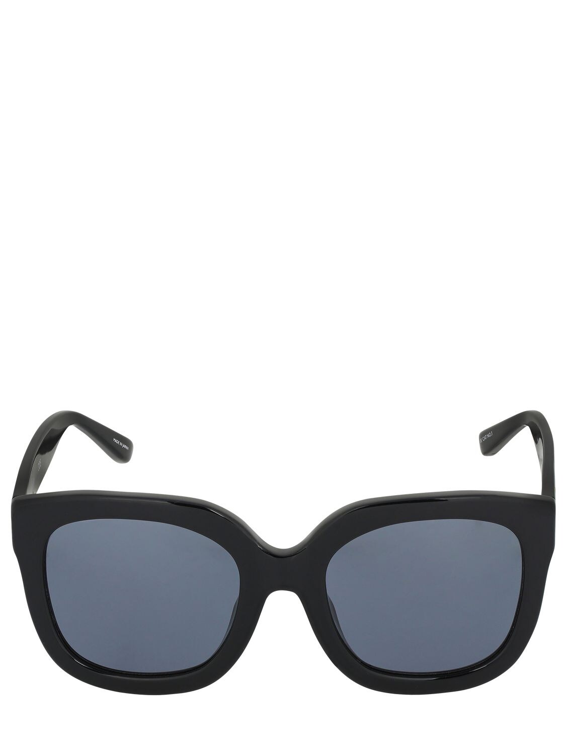 Attico Zoe Oversized Round Acetate Sunglasses In Black,grey