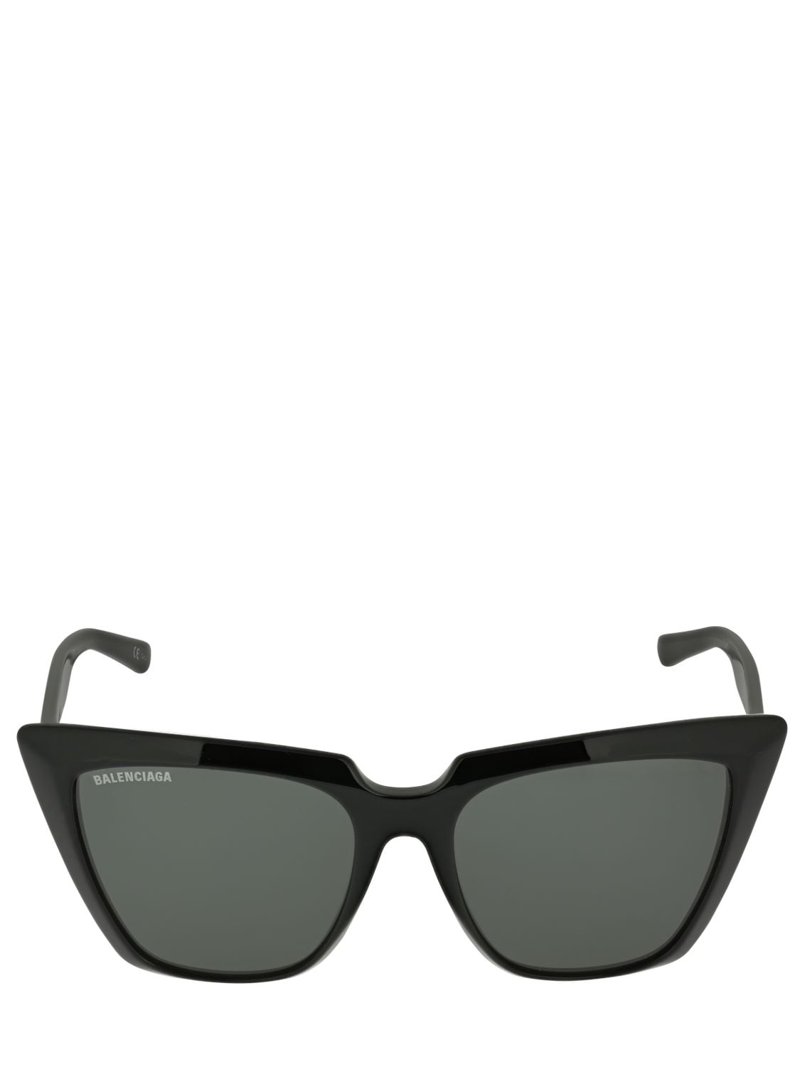 Balenciaga Tip 0046s Cat Eye Acetate Sunglasses In Black | ModeSens