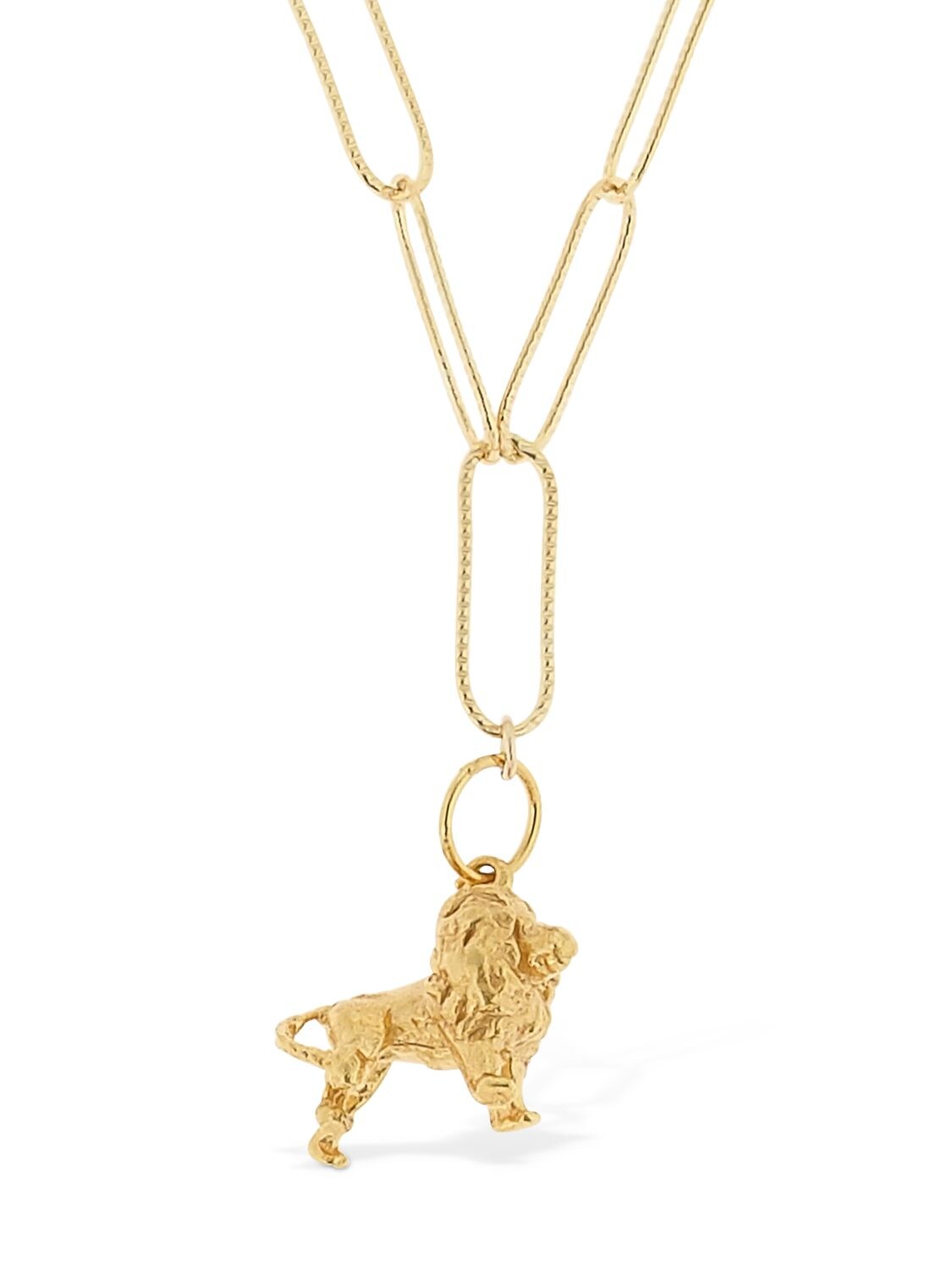 ALIGHIERI LION IN THE NIGHT NECKLACE,72IGG3009-MJQGR09MRA2