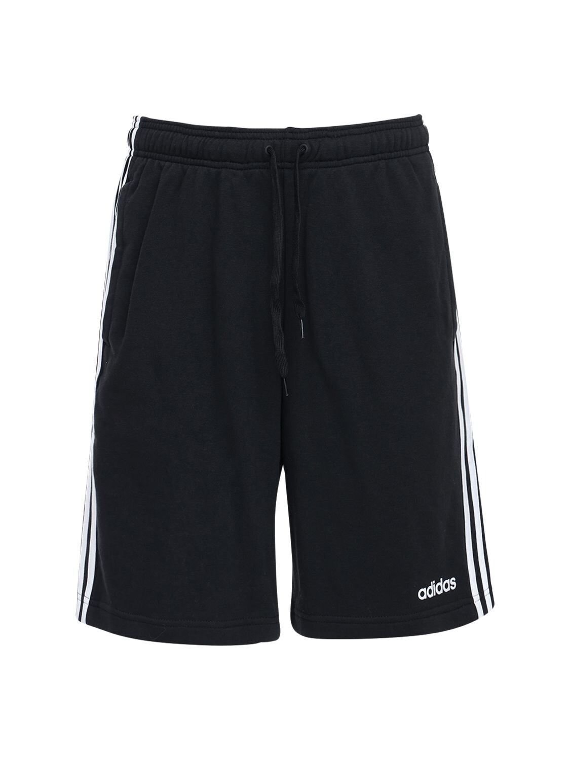 adidas 3 stripes french terry shorts
