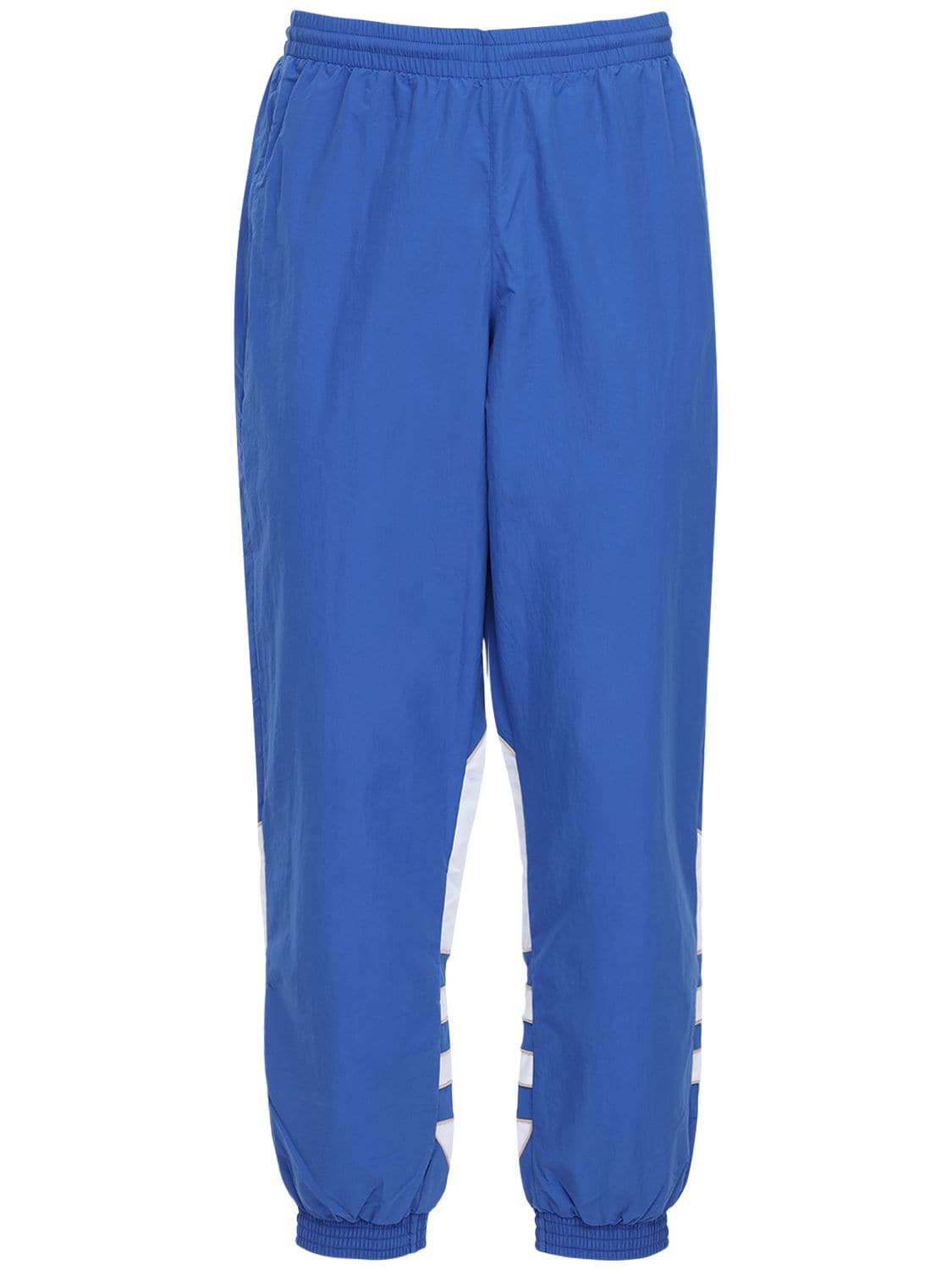 Adidas Originals Big Trefoil Outline Woven Track Pants In Team Royal