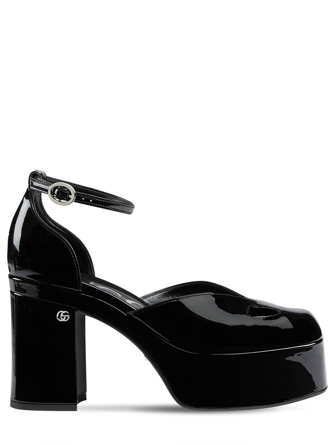 gucci patent leather heels
