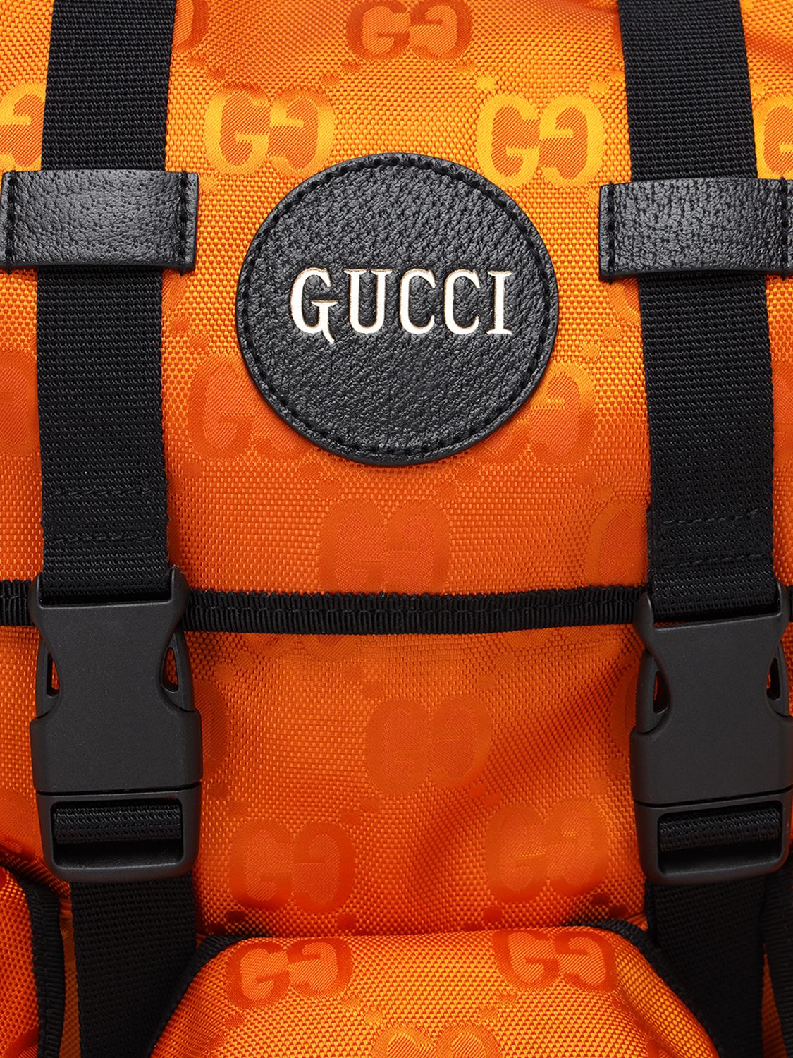 orange gucci backpack