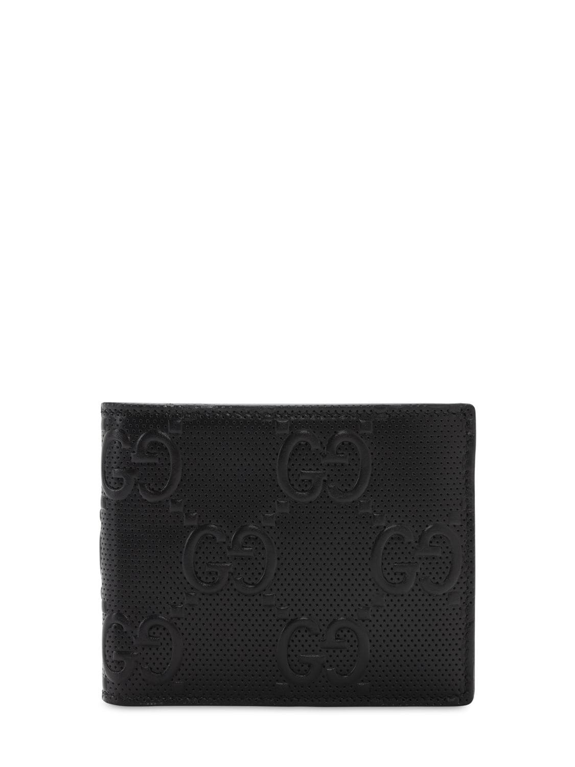 Gg Embossed Leather Wallet