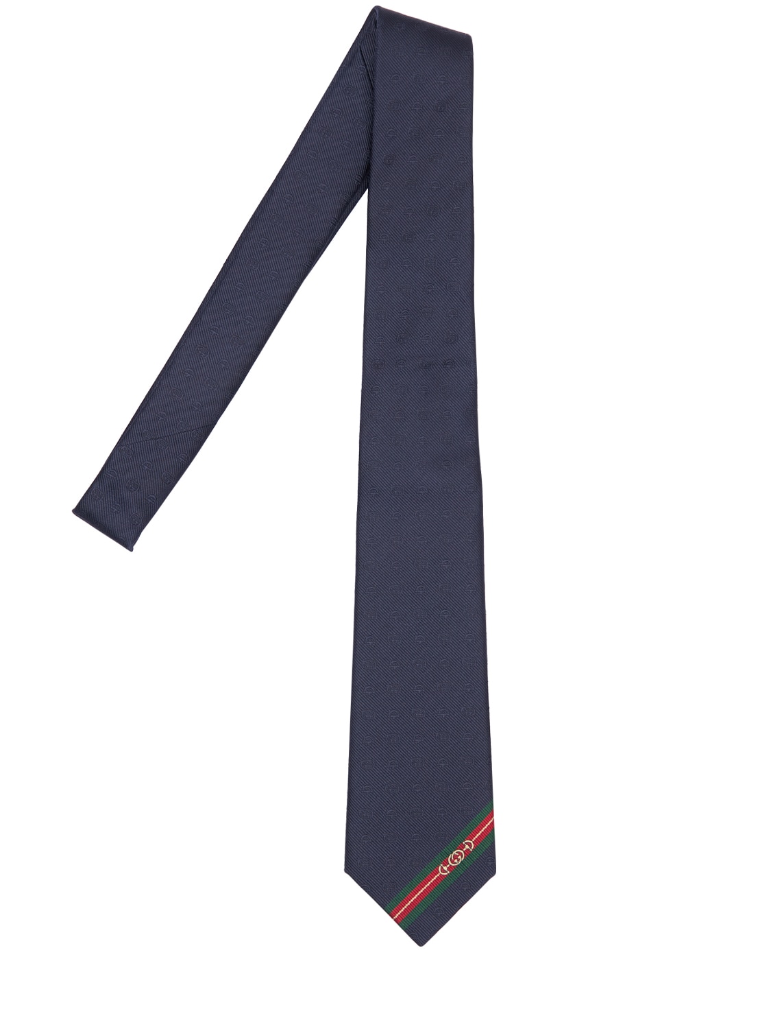 Cravatta “gg” In Seta 70mm