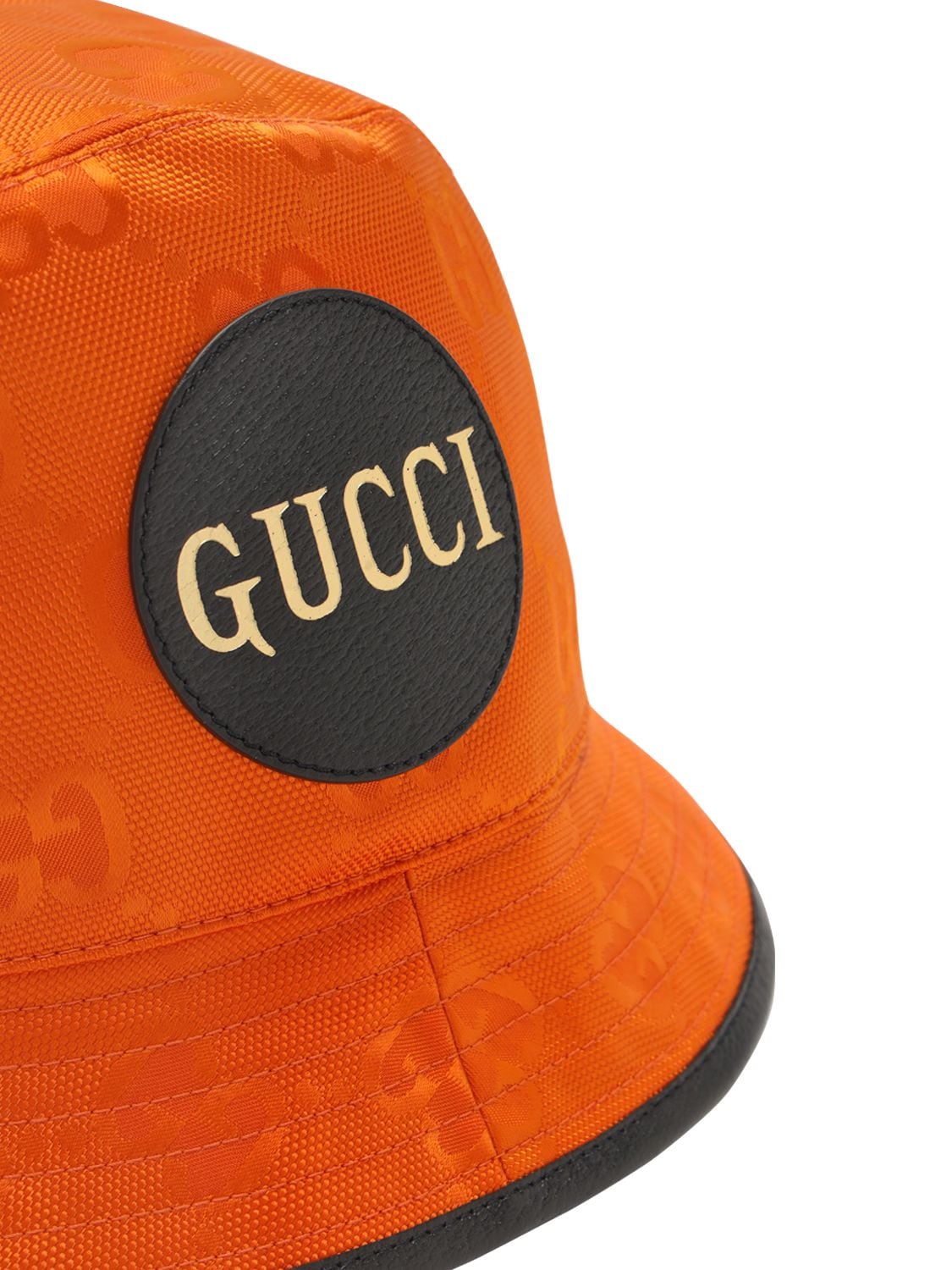 Gucci Off The Grid Gg Econyl Bucket Hat In Orange | ModeSens