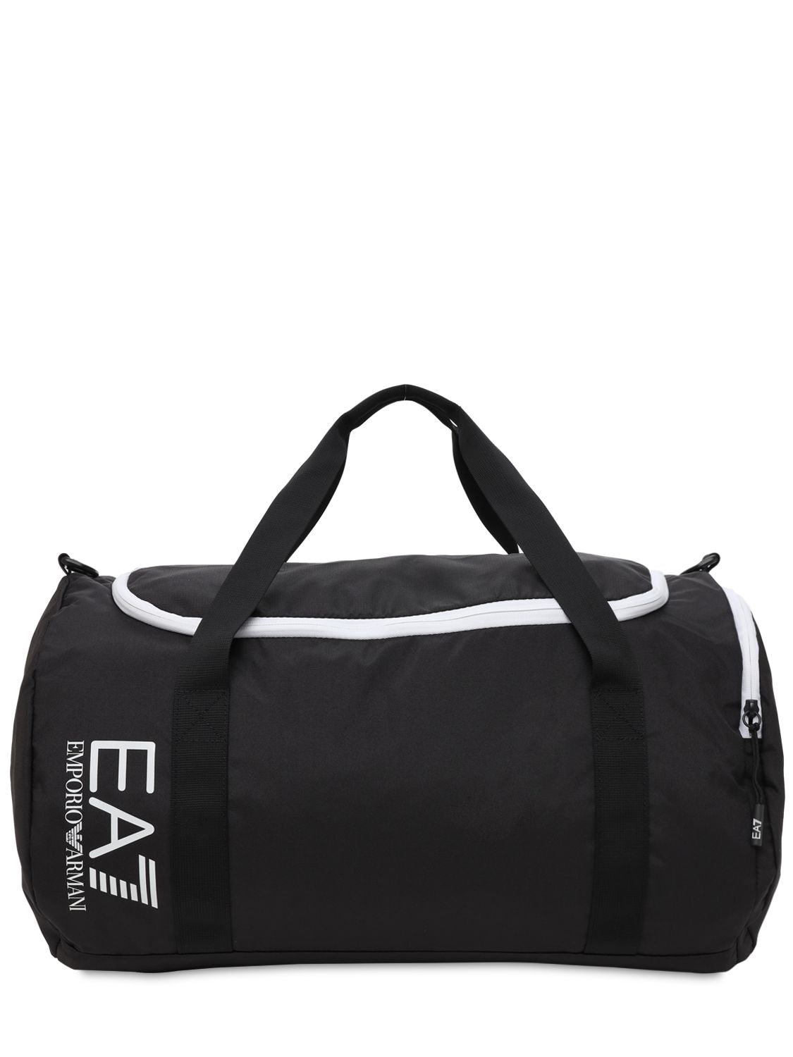 Ea7 35l Smalltrain Core Gym Bag In Black,white