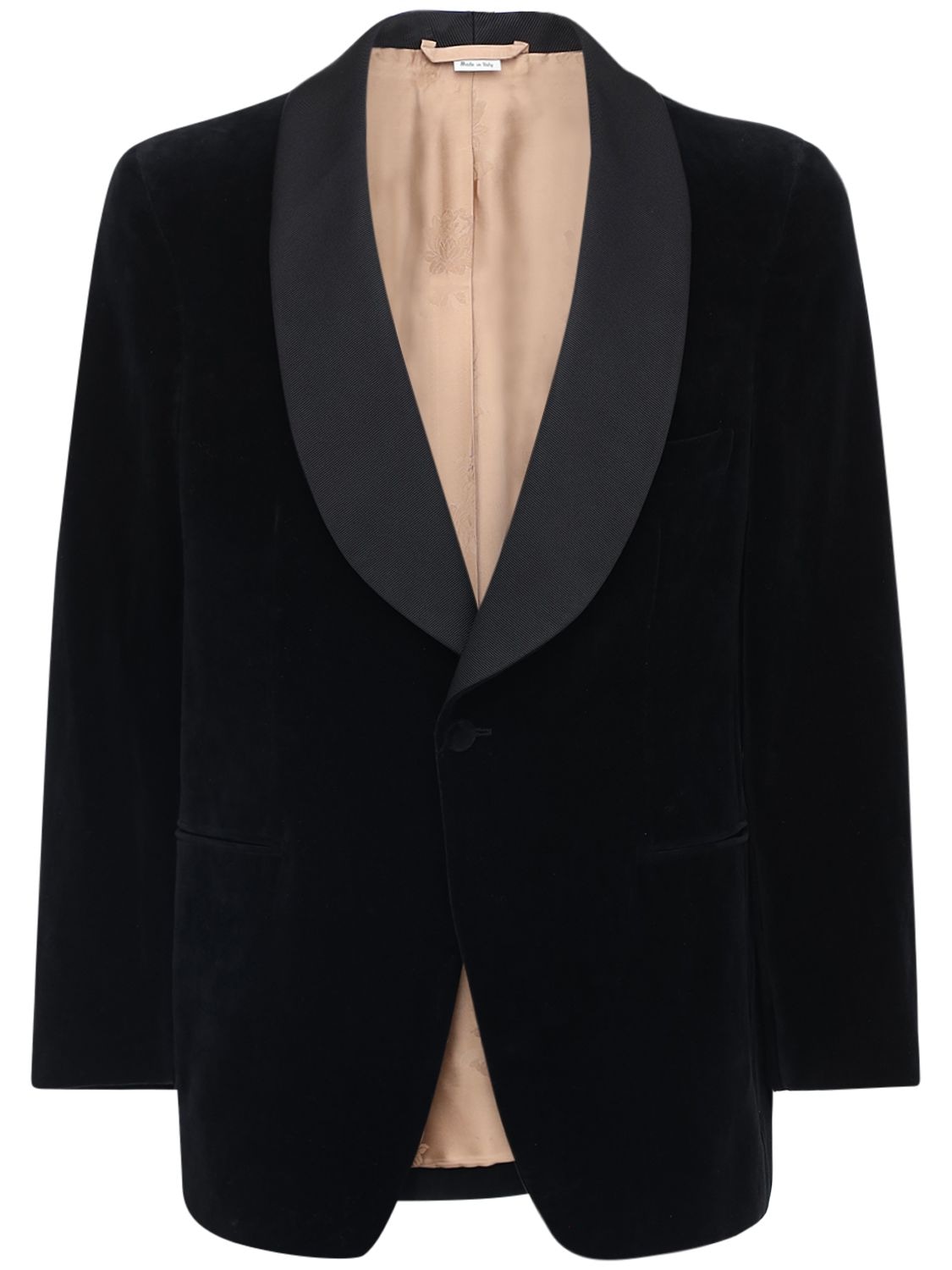 Single Breast Cotton & Linen Jacket