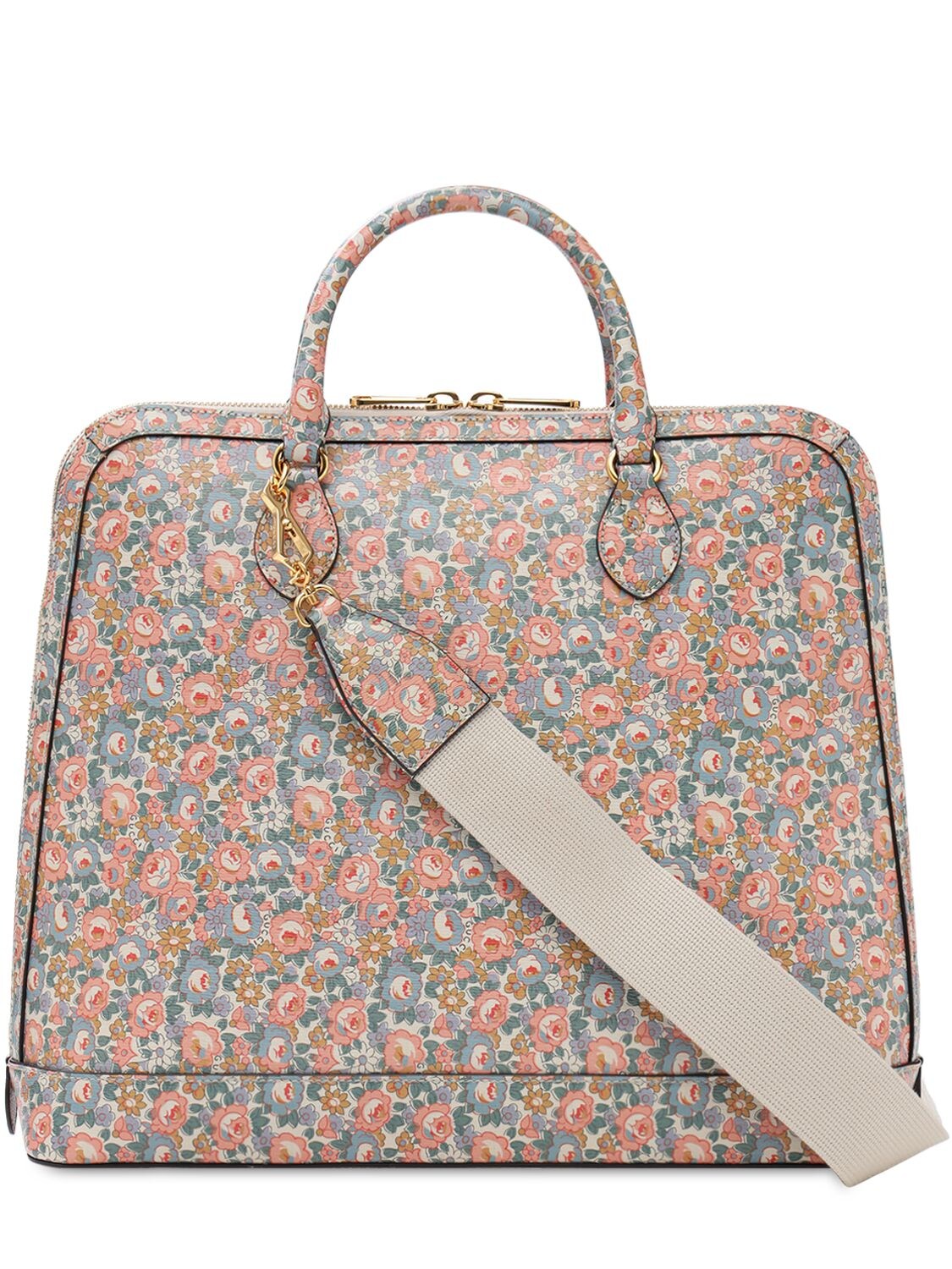 Gucci Horsebit 1955 Liberty London Small Duffle Bag in Pink for Men