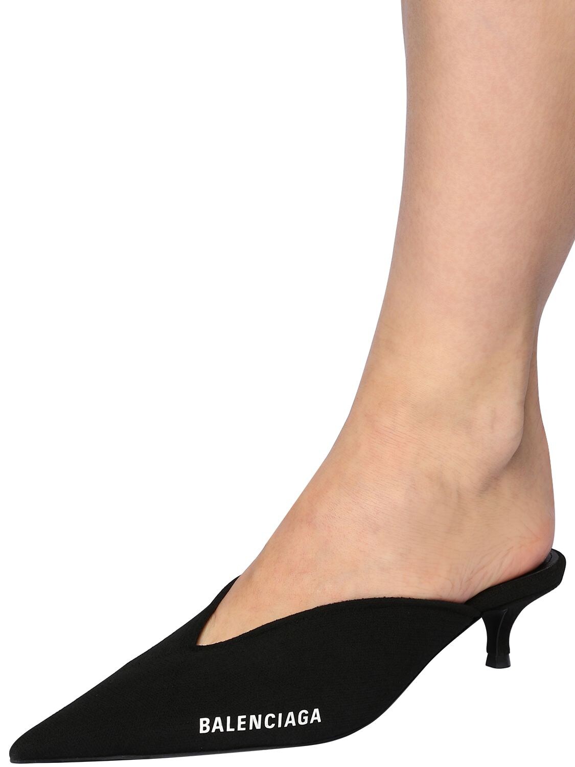 balenciaga scrunch knife mules