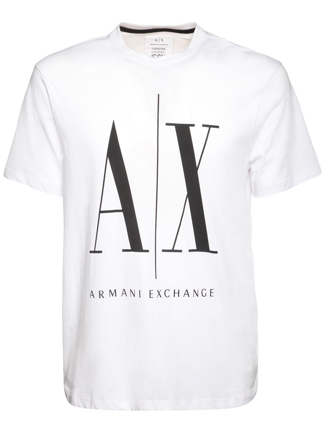 ARMANI EXCHANGE LOGO印花纯棉平纹针织T恤,72IHLF029-NTEWMA2