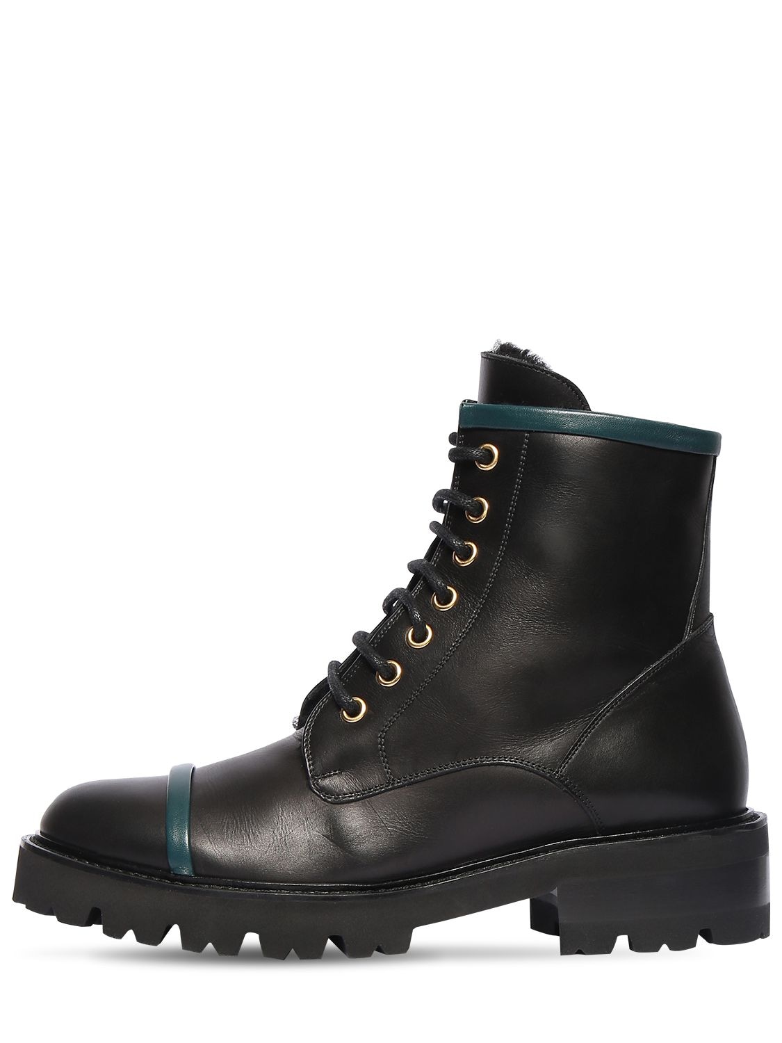 30mm Bryce Leather Combat Boots